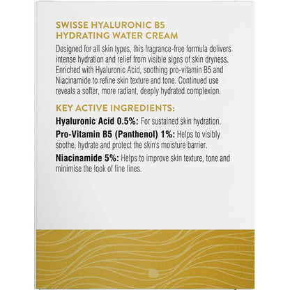 Swisse Skincare Hyaluronic B5 Hydrating Water Cream 50g