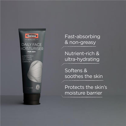 Swisse Daily Face Moisturiser For Men 120ml