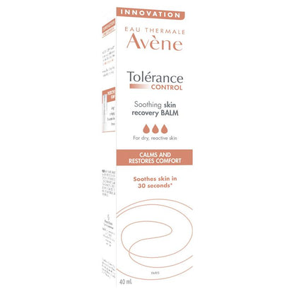 Avene Tolerance CONTROL 舒缓肌肤修复膏 40ml - 适用于敏感肌肤和干性肌肤的保湿霜