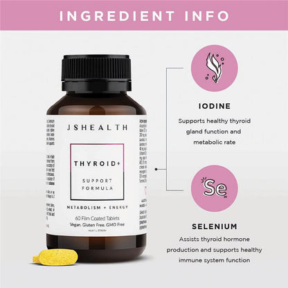 JSHEALTH Thyroid + Formula 60 Tablets