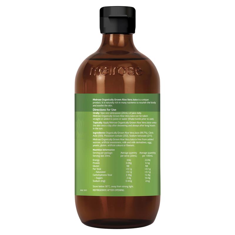 Nước ép lô hội hữu cơ Melrose 500ml 