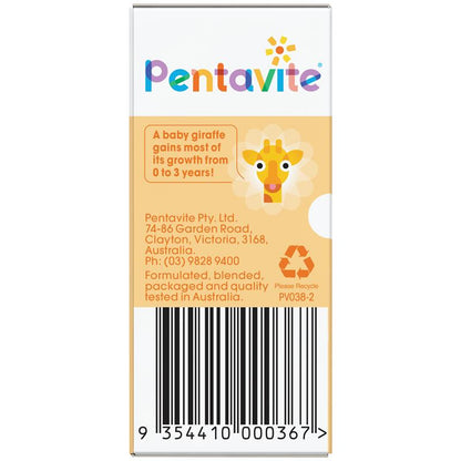 Pentavite Multivitamin Liquid For Infants 30ml Tropical Flavour NEW