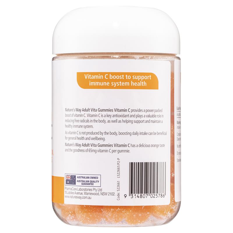 Kẹo dẻo bổ sung vitamin C Nature's Way Adult Vita Gummies 120 viên 