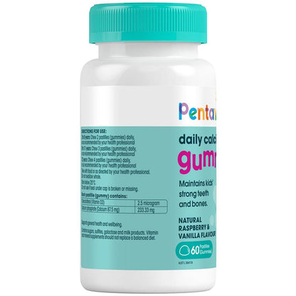 Pentavite Daily Calcium + Vit D3 Gummies 60 Gummies