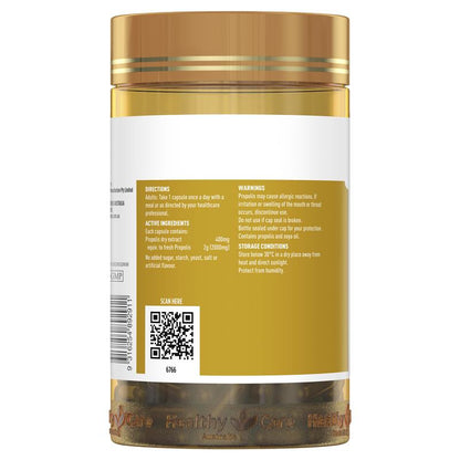 Healthy Care Propolis 2000mg 200 Capsules