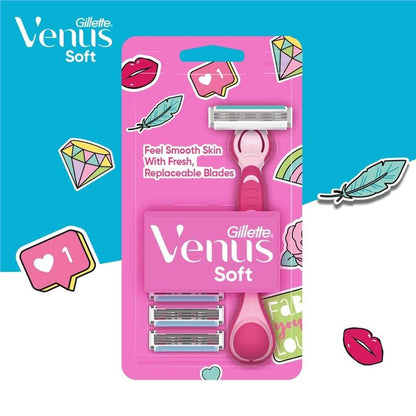 Dao cạo râu Gillette Simply Venus Hybrid 4Up 