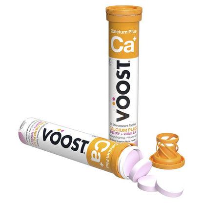 Voost Calcium + D3 Effervescent 20 Tablets