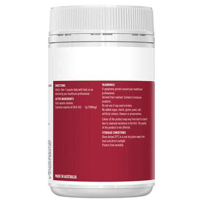 Healthy Care Wild Krill Oil 1000mg 60 Soft Capsules
