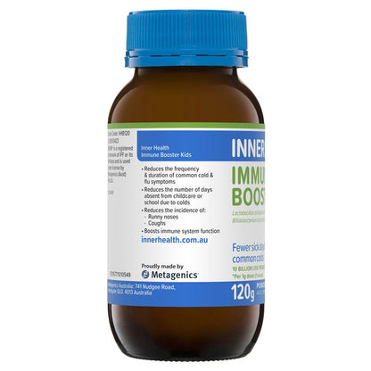 Inner Health Immune Booster Kids Probiotic 120g Powder Fridge Line