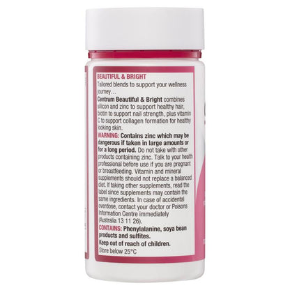 Centrum Beautiful & Bright 100 Tablets