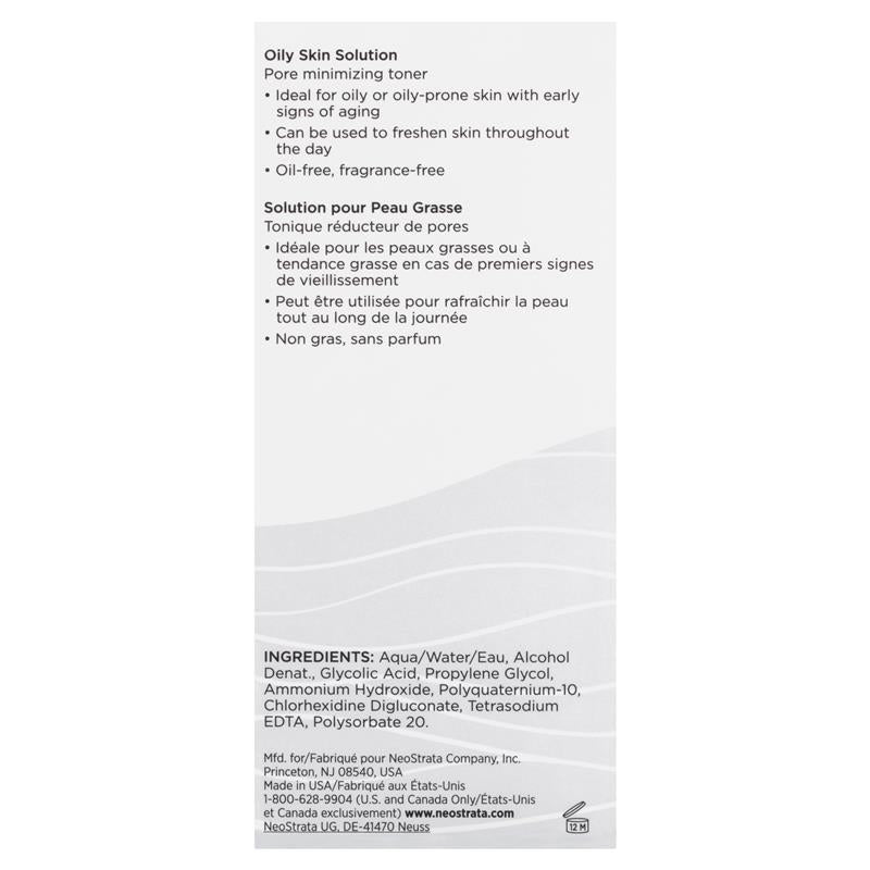 Dung dịch làm sạch da nhờn không mùi Neostrata Clarify 100mL 