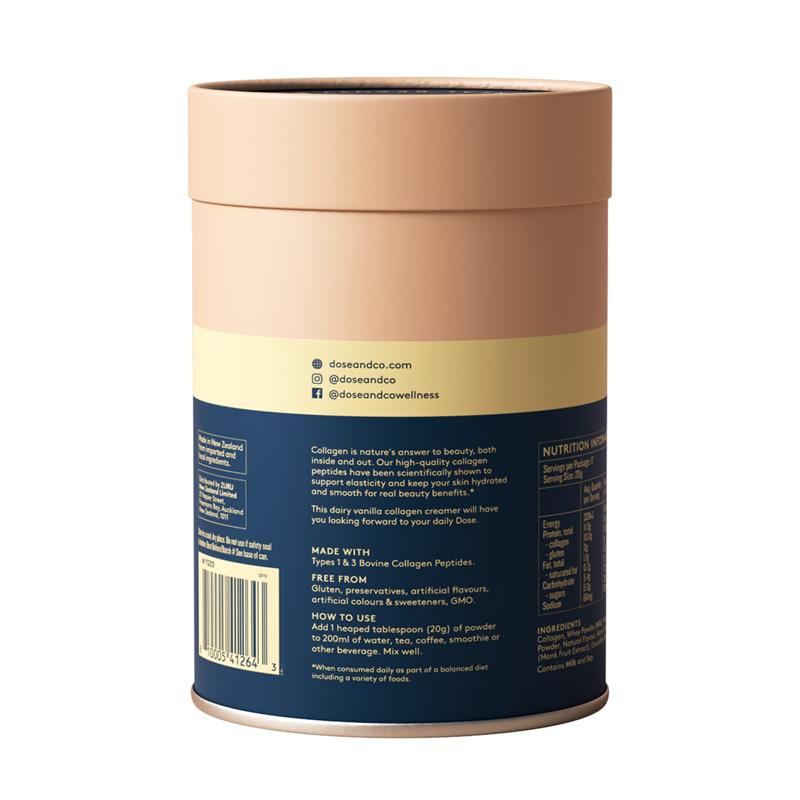 Kem Dưỡng Da Collagen Dose &amp; Co Hương Vani 340g 