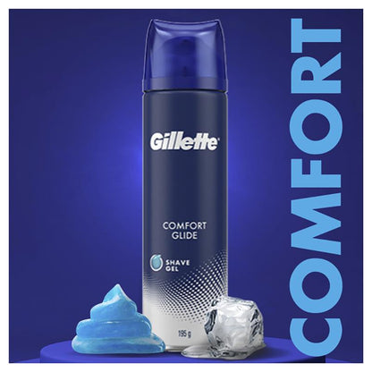 Gel cạo râu Gillette Comfort Glide 195g 