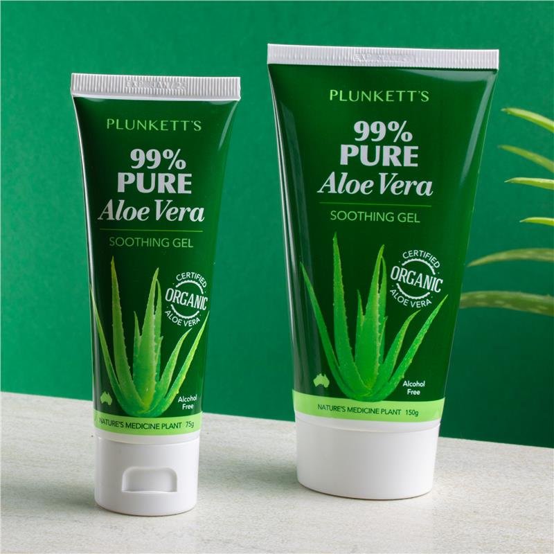 Plunketts 99% Pure Aloe Vera Soothing Gel 75g