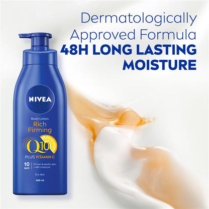 NIVEA Body Firming Lotion Q10 Plus Vitamin C Dry Skin 400ml