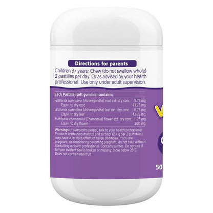 Kẹo dẻo Nature's Way Kids Smart Vita Gummies không đường giúp ngủ ngon và bình tĩnh 50 viên 
