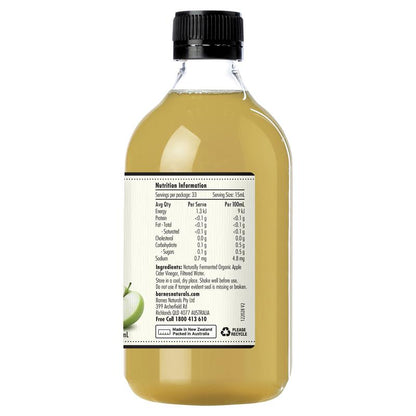 Barnes Naturals 有机苹果醋（含母醋）500ml 
