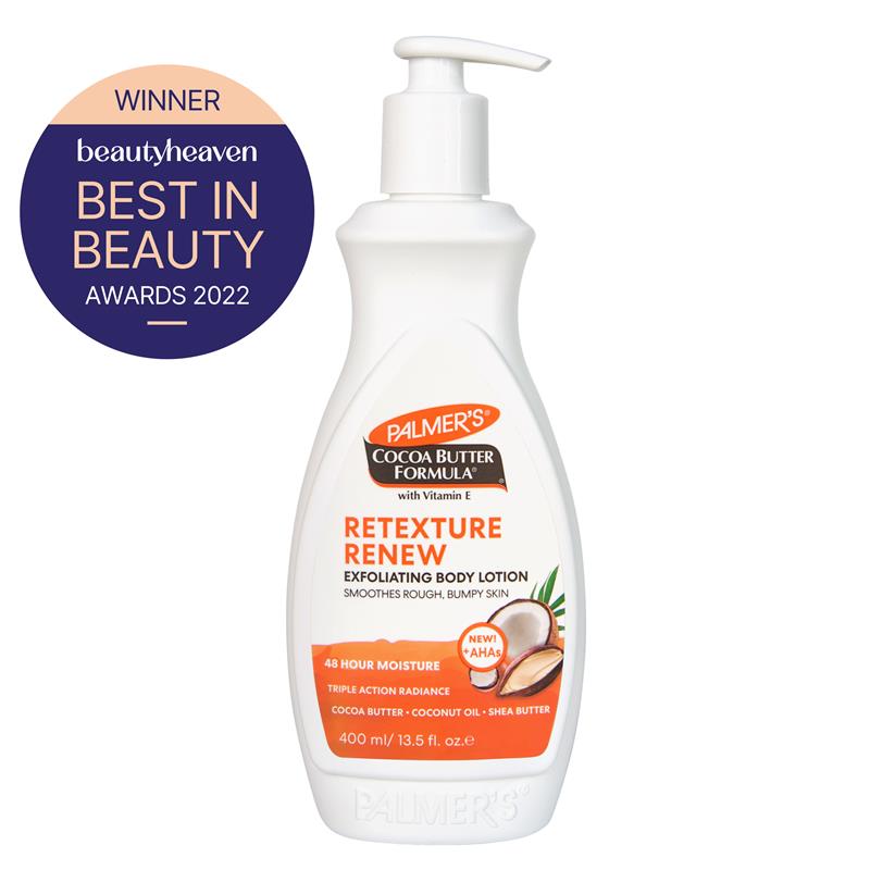 Palmer's Cocoa Butter Retexture & Renew Exfoliating Body Lotion 400ml