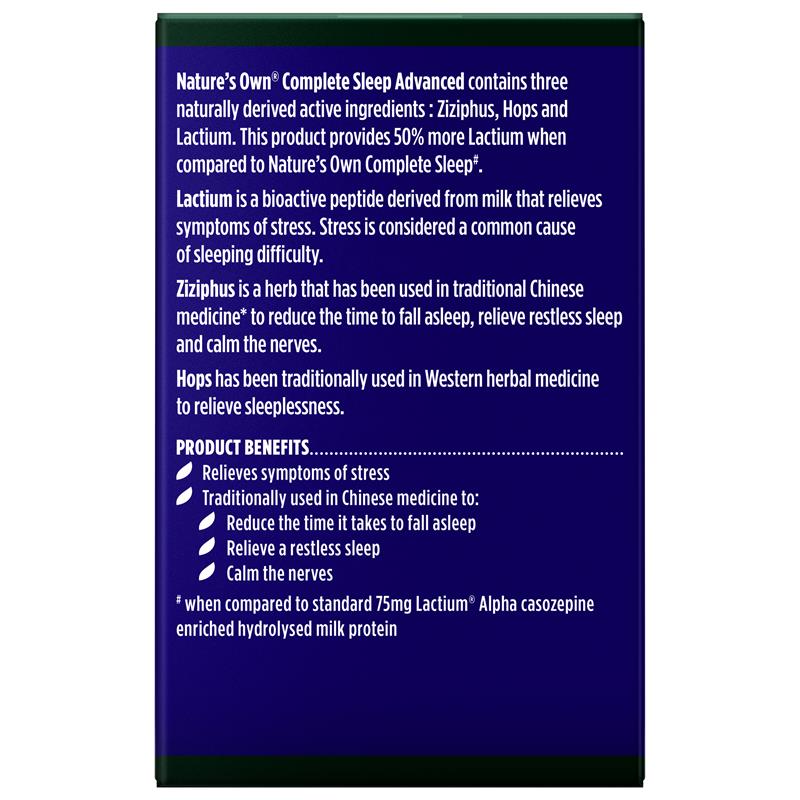 Nature's Own Complete Sleep Advanced 60 viên 