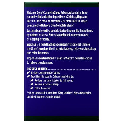 Nature's Own Complete Sleep Advanced 60 Tablets