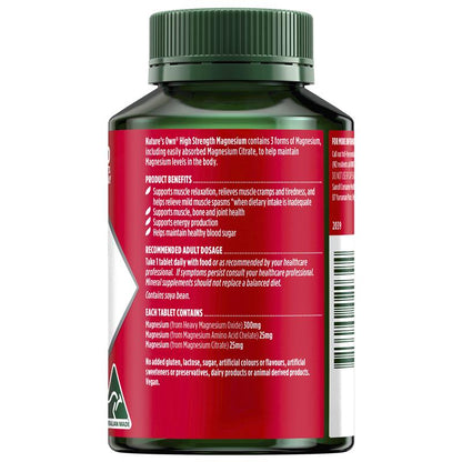 Viên uống bổ sung Magiê cường độ cao Nature's Own 150 viên 