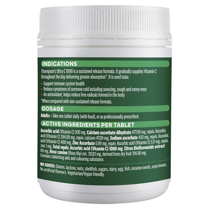 Thompson's Ultra C 1000mg 180 viên 
