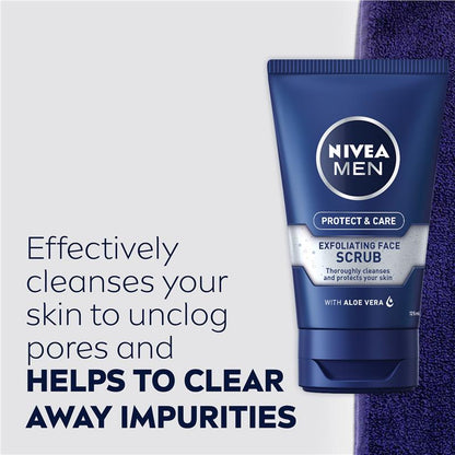 NIVEA for Men Protect & Care Face Scrub 125ml