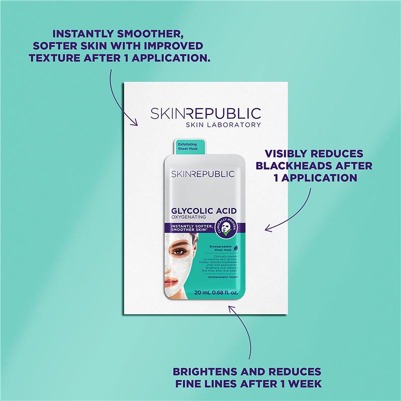 Skin Republic 乙醇酸补氧面膜 20ml 