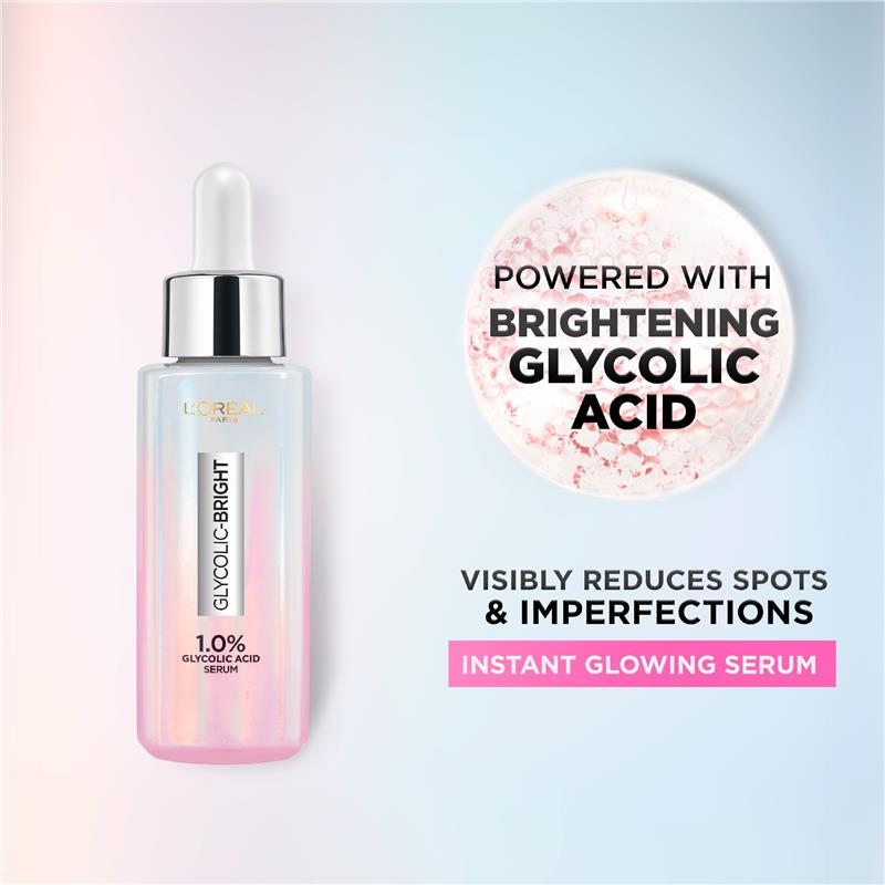 L'Oreal Paris Glycolic Bright Instant Glowing Face Serum 30ml