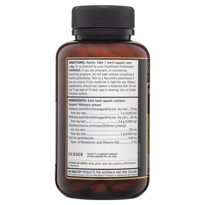 GO Healthy Ashwagandha Plus Stress &amp; Energy 1-A-DAY 120 Viên nang cứng Kích thước độc quyền 