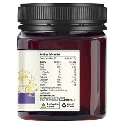 Barnes Naturals 澳大利亚麦卢卡蜂蜜 1kg MGO 100+ 