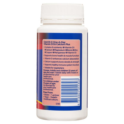 OsteVit-D Vitamin D3 & Calcium Plus One-A-Day 110 Tablets