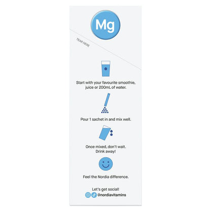 Nordia Magnesium 300mg Powder 28 Sachets