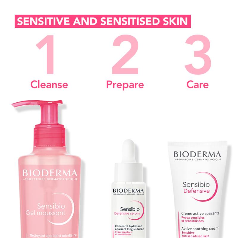 Sữa rửa mặt Bioderma Sensibio Gel Moussant dành cho da nhạy cảm 200ml 