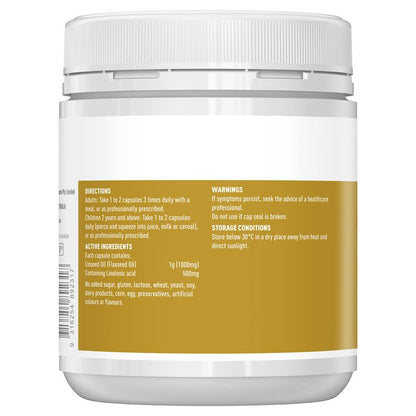 Dầu hạt lanh Healthy Care Super 1000mg 200 viên nang 