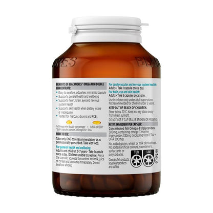 Blackmores Omega Mini Double Concentrate 200 Viên 