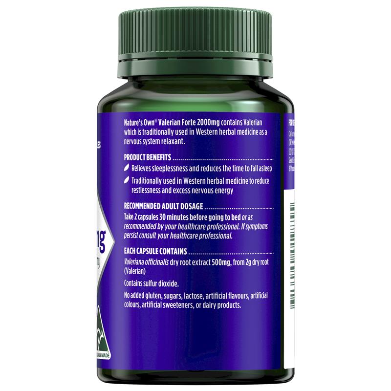 Nature's Own Valerian Forte 2000mg 60 Viên Nang 