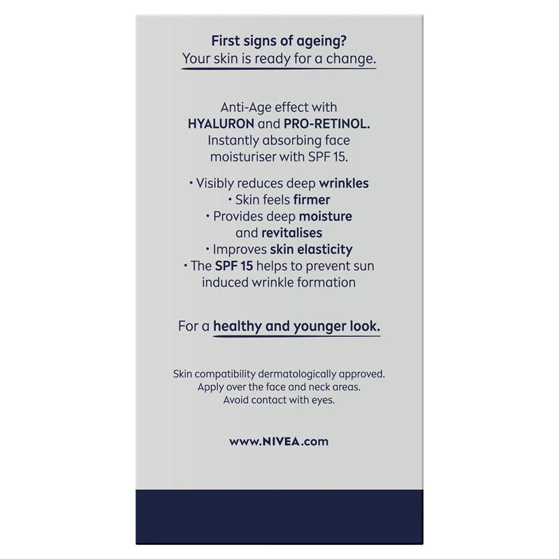 Kem dưỡng ẩm NIVEA For Men Active Age SPF 15 50ml 