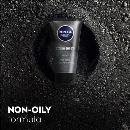 Sữa rửa mặt tẩy tế bào chết NIVEA for Men Deep Face Scrub 75ml 