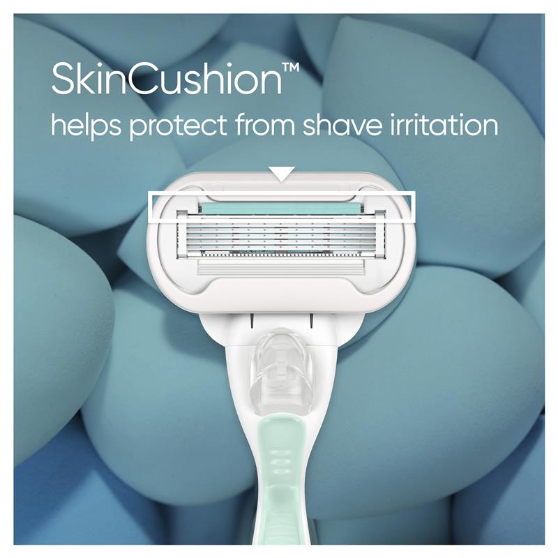 Tay cầm dao cạo Gillette Venus Deluxe Smooth Sensitive + 2 lưỡi dao thay thế 