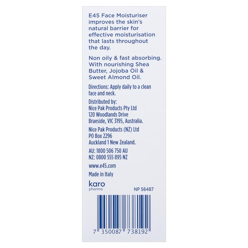 E45 面部保湿霜 50ml 