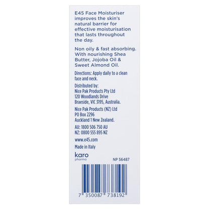 E45 面部保湿霜 50ml 