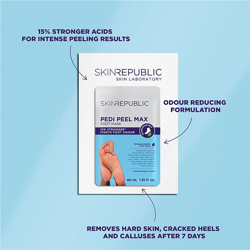 Skin Republic Pedi Peel Max 强效去角质护理