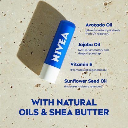 NIVEA Original Care Moisturising Lip Balm 4.8g