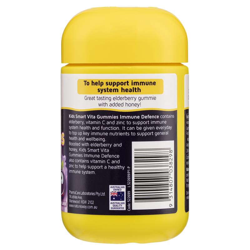 Kẹo dẻo tăng cường miễn dịch Nature's Way Kids Smart Vita Gummies 60 viên cho trẻ em 