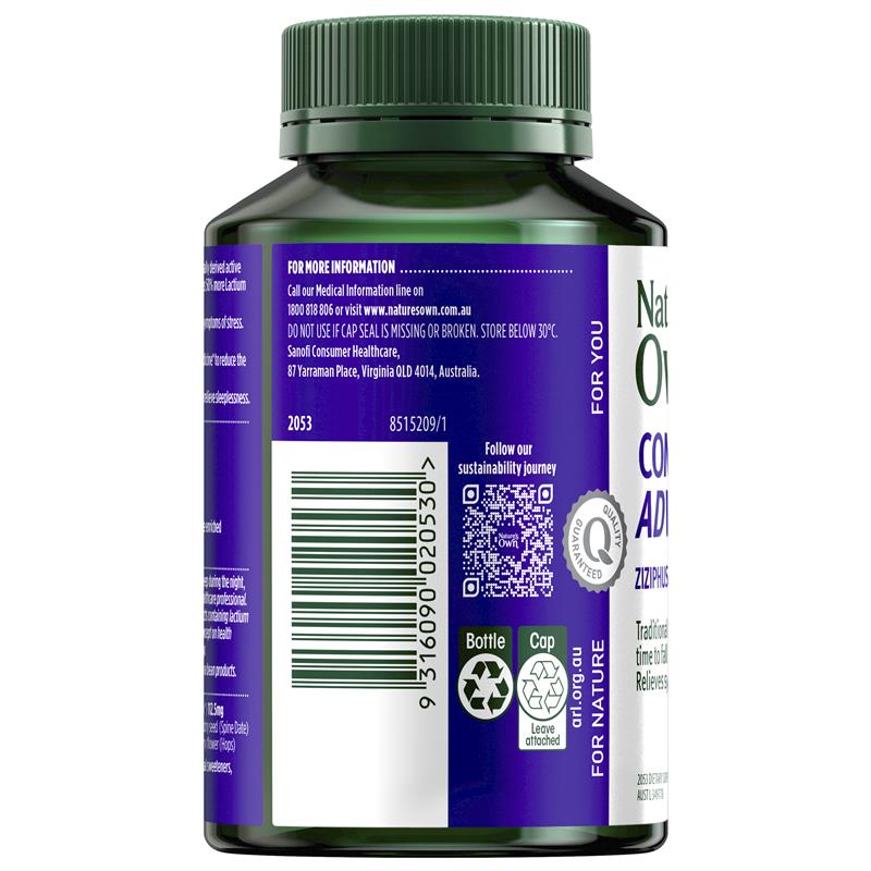 Nature's Own Complete Sleep Advance 90 Viên Kích thước độc quyền 