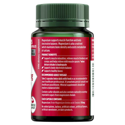 Nature's Own Magnesium Chelate 500Mg 75 Capsules