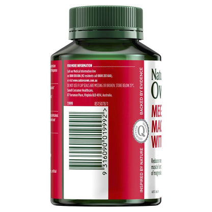 Nature's Own Mega Magnesium With Vitamin D3 100 Tablets