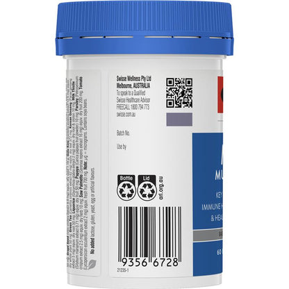 Swisse 男士复合维生素 60 片
