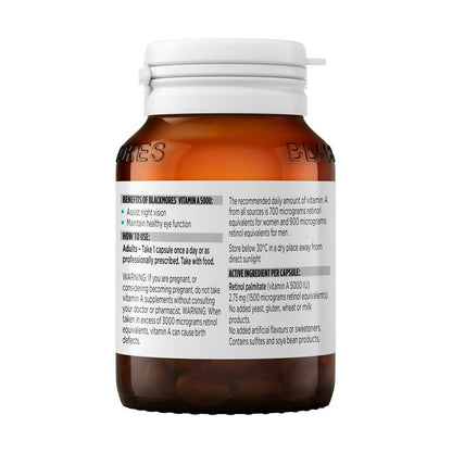 Blackmores 维生素A 5000IU 眼部护理 150片